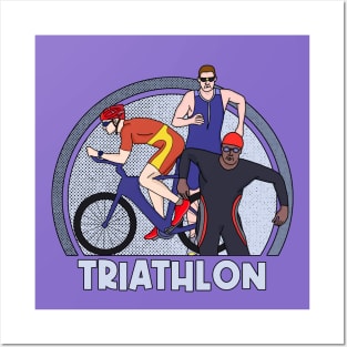 Triathlon Posters and Art